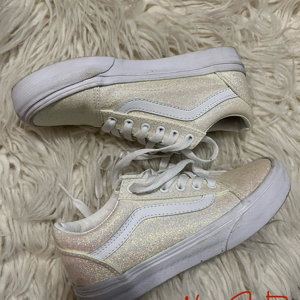 Vans Glitter white low top sneaker